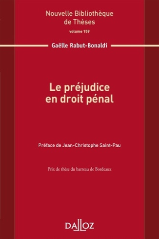 Le préjudice en droit pénal