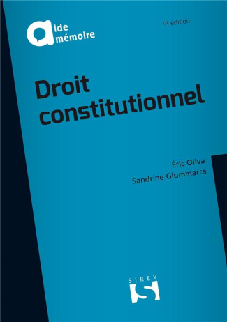 Droit constitutionnel. 9e édition