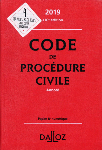 Code de procédure civile annoté