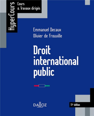 Droit international public. 11e édition