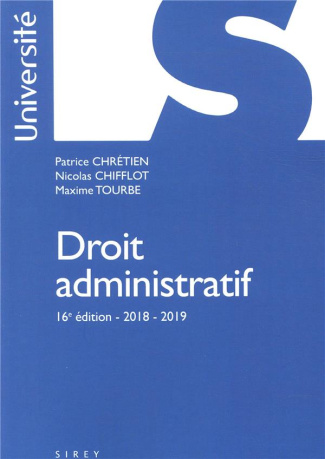 Droit administratif. Edition 2018-2019
