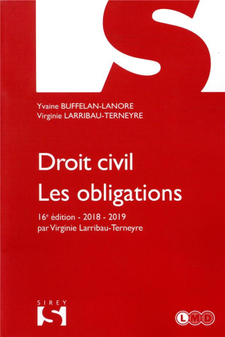 Droit civil. Les obligations, Edition 2018-2019