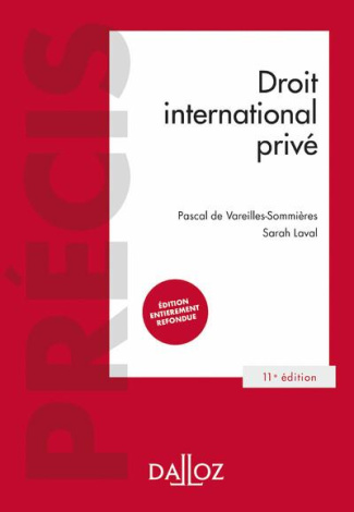 Droit international privé. 11e édition