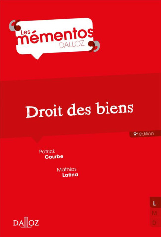 Droit des biens. 9e édition