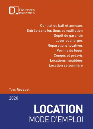Location mode d'emploi. Edition 2020