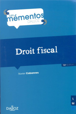 Droit fiscal. 16e édition