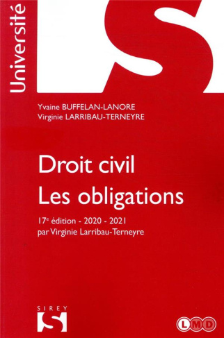 Droit civil. Les obligations, Edition 2020-2021