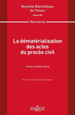La dématérialisation des actes du procès civil
