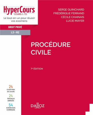 Procédure civile. 7e édition