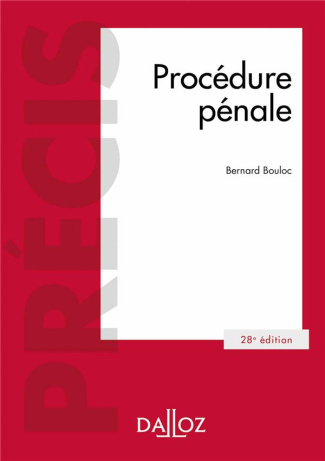 Procédure pénale. 28e édition