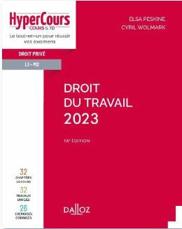 Droit du travail. Edition 2023