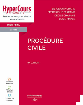 Procédure civile. 8e édition
