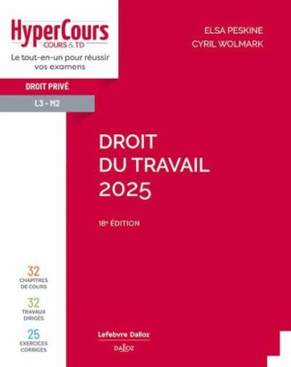 Droit du travail. Edition 2025