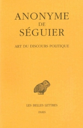 Art du discours politique. Edition bilingue français-grec ancien