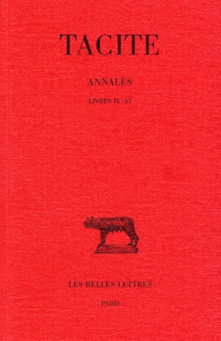 Annales. Tome 2, Livres IV-VI, Edition bilingue français-latin
