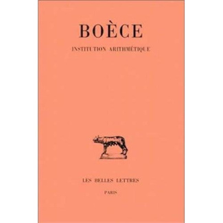 Institution arithmétique. Edition bilingue français-latin
