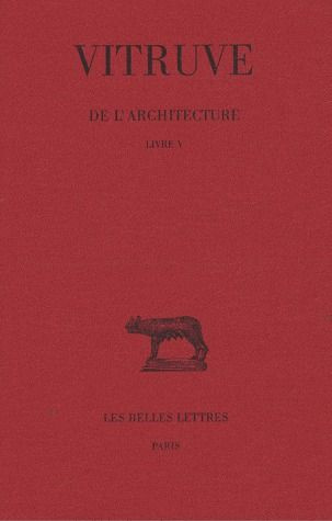 De l'architecture. Tome 5, Edition bilingue français-latin