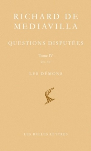 Questions disputées. Tome 4, Questions 23-31, Les Démons, édition bilingue français-latin
