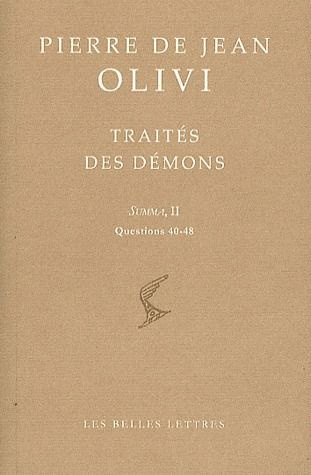 Traités des démons. Summa II, questions 40-48, édition bilingue français-latin