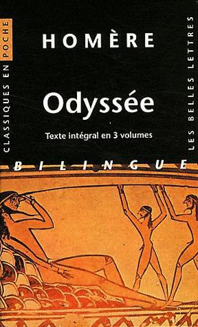 Odyssée. Coffret 3 volumes, Edition bilingue français-grec ancien