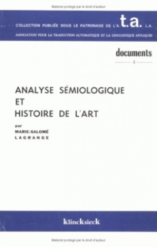 Analyse sémiologique et histoire de l'art. Examen critique d'une classification