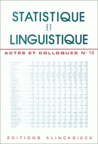 Statistique et linguistique