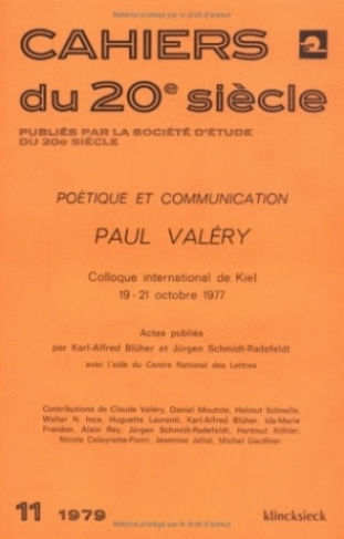 Paul Valéry. Poétique et communication