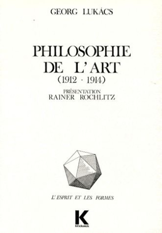 Philosophie de l'art (1912-1914). Premiers écrits sur l'esthétique