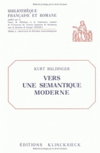 Vers une sémantique moderne