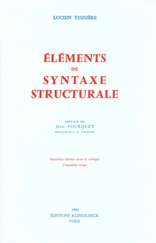 Eléments de syntaxe structurale. 2e édition