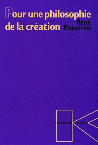 Pour une philosophie de la création