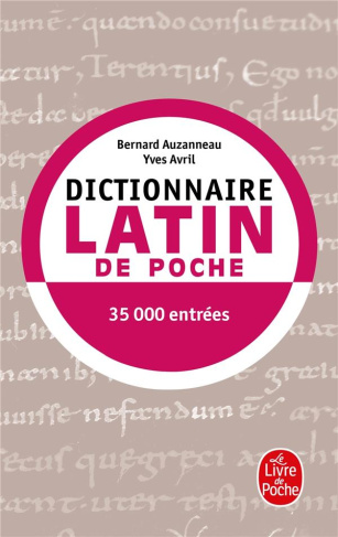 Dictionnaire latin de poche (latin-français)