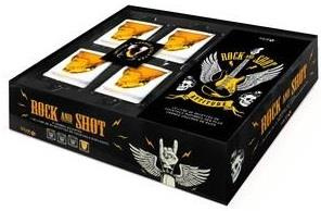 Coffret Rock and shot attitude. Avec 4 verres sculptés