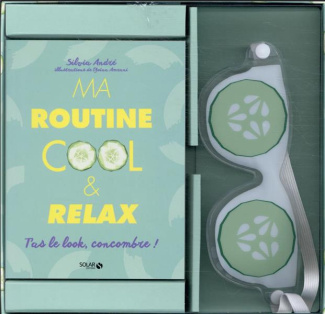 Coffret Ma routine cool & relax. T'as le look, concombre ! Avec 1 masque et 1 livre