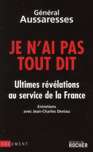 Je n'ai pas tout dit