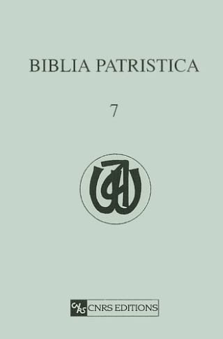 Biblia Patristica : Index des citations et allusions bibliques dans la littérature patristique. Tome