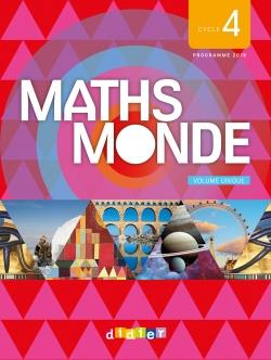 Maths Monde Cycle 4. 2 volumes, Edition 2016