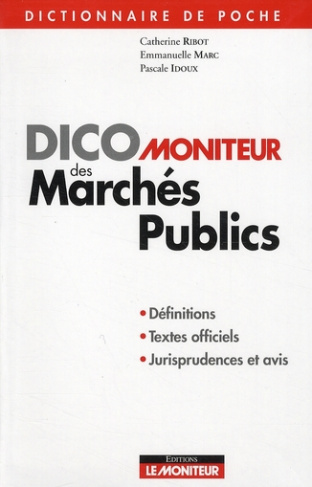 Dico Moniteur des marchés publics