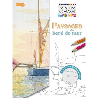 Paysages du bord de mer à l'aquarelle