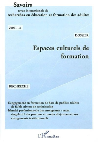 Espaces culturels de formation, Savoirs n°11