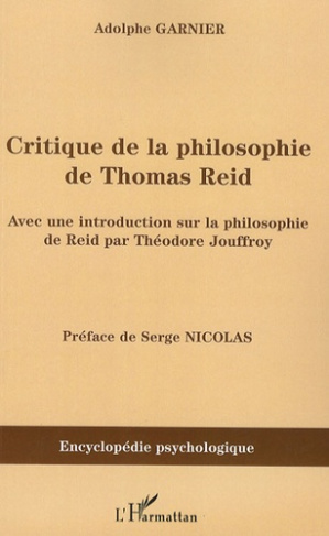 Critique de la philosophie de Thomas Reid