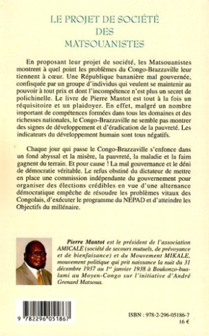 Le projet de société des matsouanistes