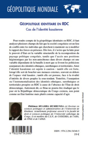 Géopolitique identitaire en rdc. Cas de l'identité kasaïenne