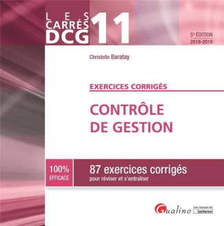Contrôle de gestion - 87 exercices corrigés