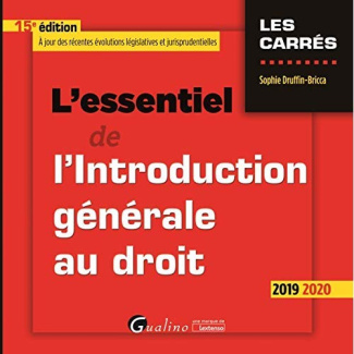 L'essentiel de l'Introduction générale au droit