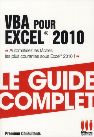 VBA pour excel 2010