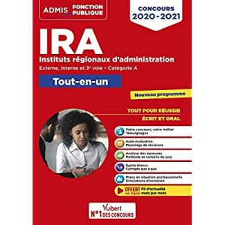 Concours IRA (Instituts Régionaux d'Administration). Tout-en-un, externe, interne et 3e voie, Editio