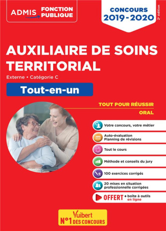 Concours auxiliaire de soins territorial. Tout-en-un, Edition 2019-2020