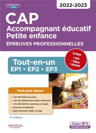 CAP Accompagnant éducatif petite enfance. Epreuves professionnelles. Tout-en-un. EP1-EP2-EP3, Editio
