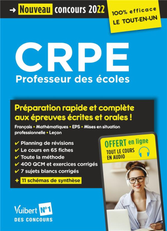 Concours Professeur des écoles. Edition 2022